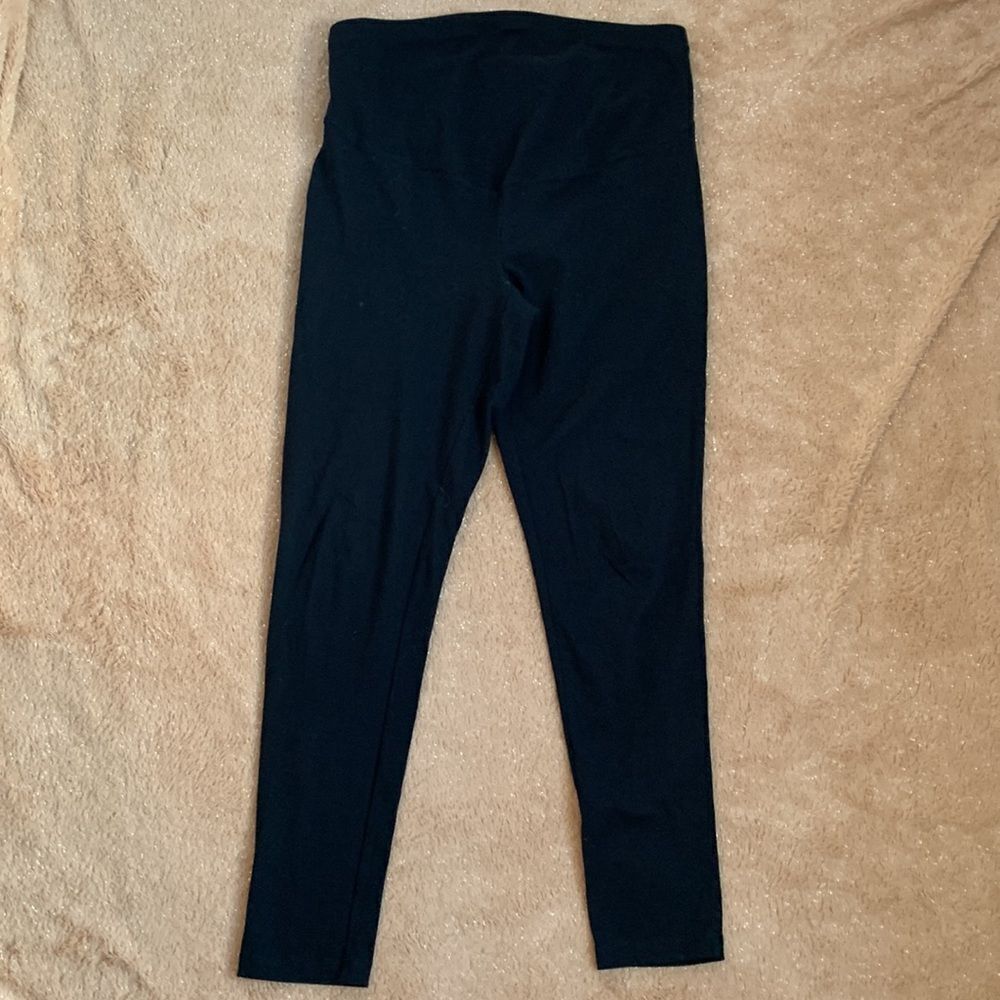 Old Navy Maternity Cotton Yoga Pants Leggings Set of 3 S Black - Picture 9 of 16